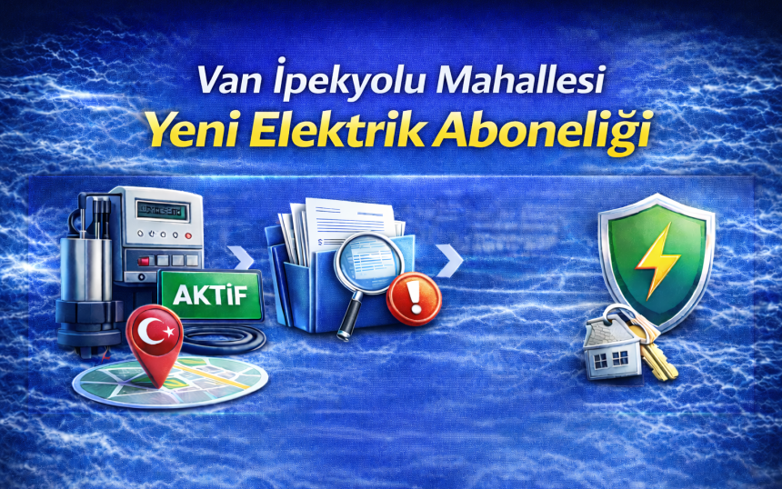 Van İpekyolu Mahallesi Yeni Elektrik Aboneliği
