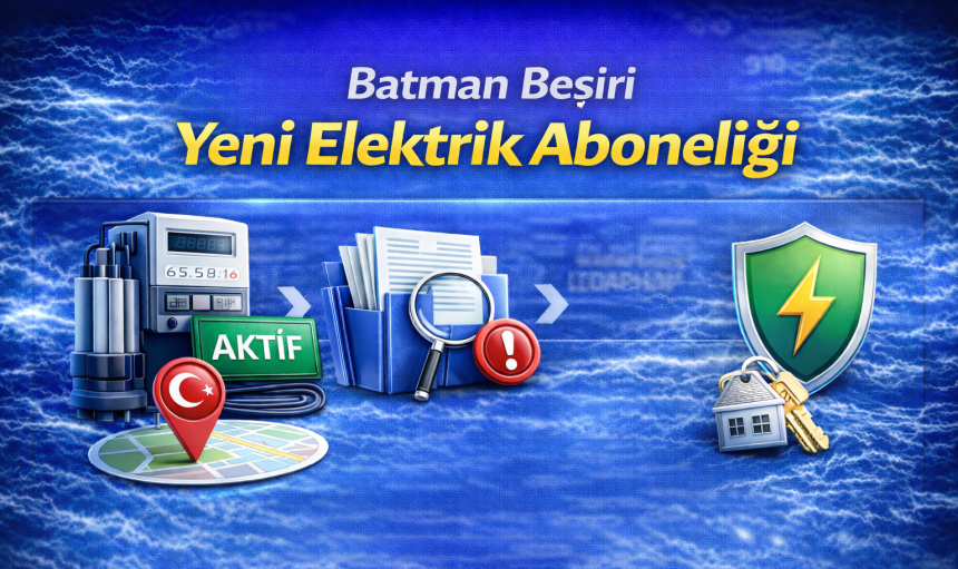 Batman Beşiri Yeni Elektrik Aboneliği